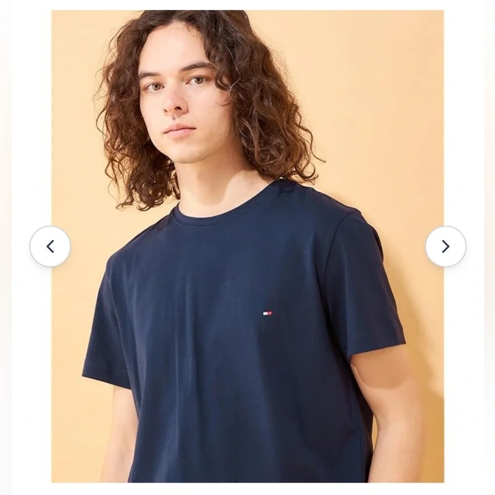 Tommy Hilfiger Men's Navy T-Shirt